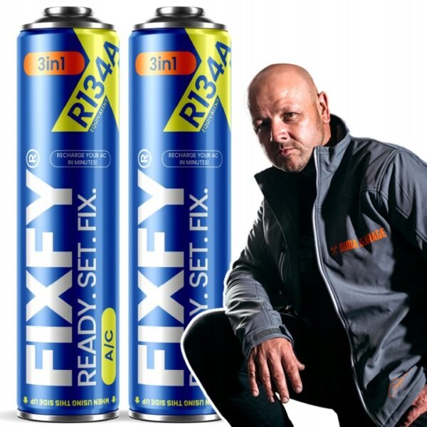 Zestaw FIXFY 3w1 500ml - 2x puszka R134a